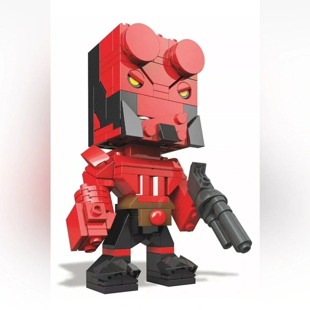 HellBoy Mega Blocks Construx Kubros Figure Building Set Discontinued - No Box